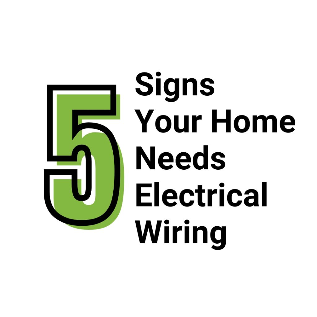 5 Signs You Home Needs Electrical Rewiring Blog Title Page