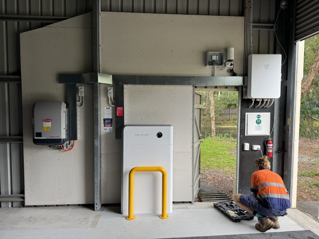 SIG Solar Battery Installation