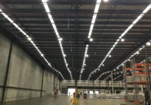 led light installation