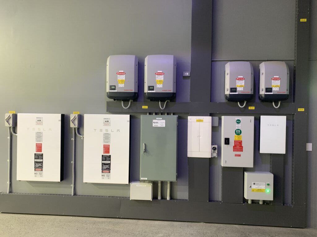 battery storage installation