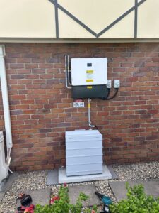 Battery storage installation with solar rebate eligibility documentation