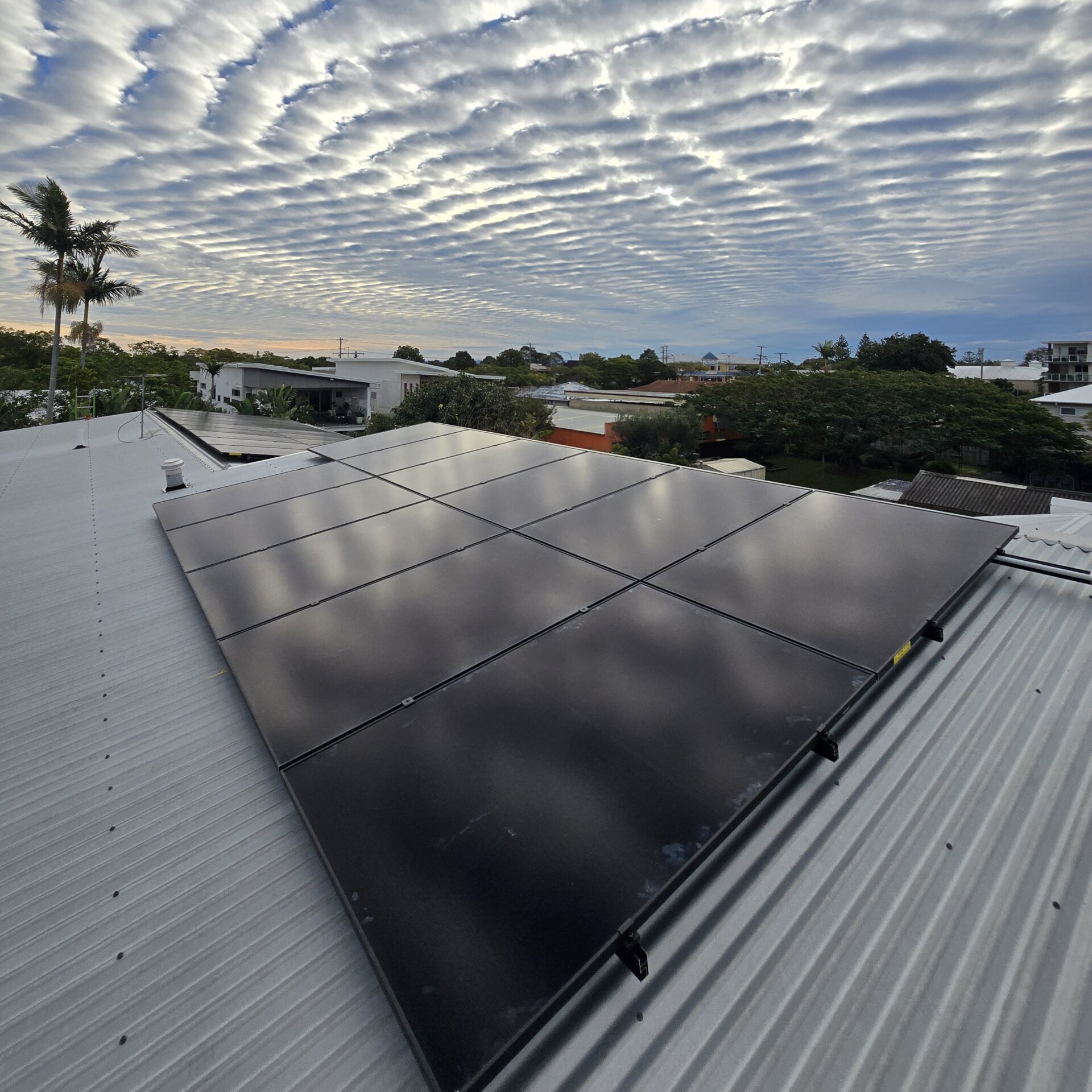 residential solar installation