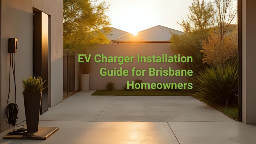 Home EV charger installation tools and electrical panel
